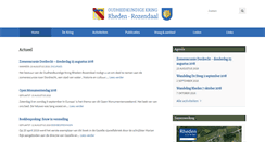 Desktop Screenshot of oudheidkundigekring.nl